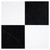 Thassos Greek Marble Polished 12x12 & Nero Marquina Polished 12x12 Checkerboard Pattern