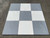 Ocean White Honed 18"x18" & Italian Bardiglio Imperiale Honed 18"x18" Checkerboard Ocean White Honed 18"x18" & Italian Bardiglio Imperiale Honed 18"x18" Checkerboard