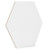 Element Bianco (White) 9.25x10.5 Hexagon