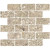 Stelvio Noce Muretto 2x4 Brick Mosaics