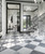 Checkerboard Marble Tile Bianco Dolomite Polished & Bardiglio Nuvalto Polished 18x18