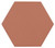 Kromatica Clay 4.5″x4″ Hexagon Tile