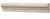 Portland Direct Tile & Marble Light Travertine Chair Rail 2.5x12 Molding, beige textured travertine tile molding for wall decoration.
