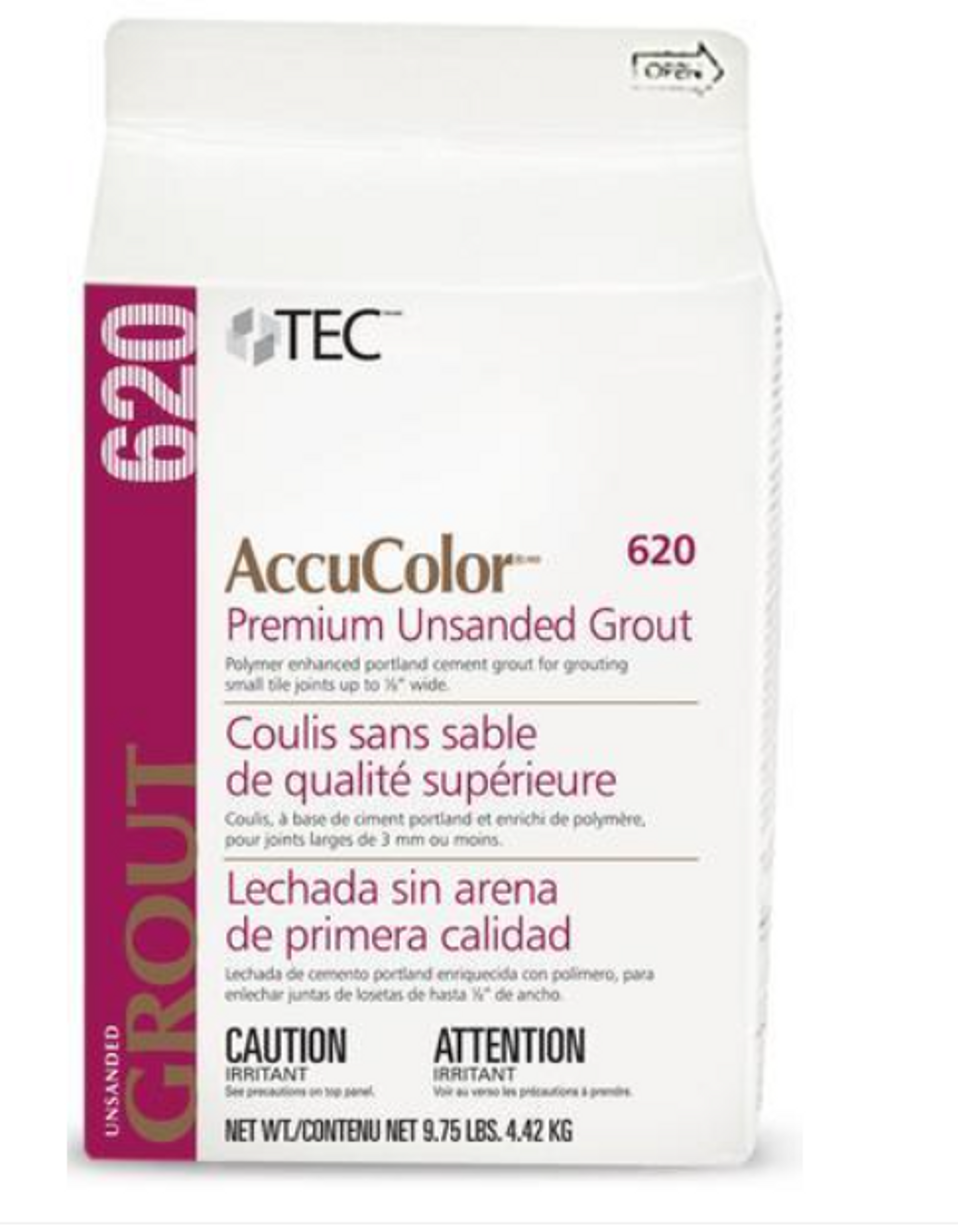 Tec AccuColor Premium Unsanded Grout 9.75 lb Kahlua Cream #950