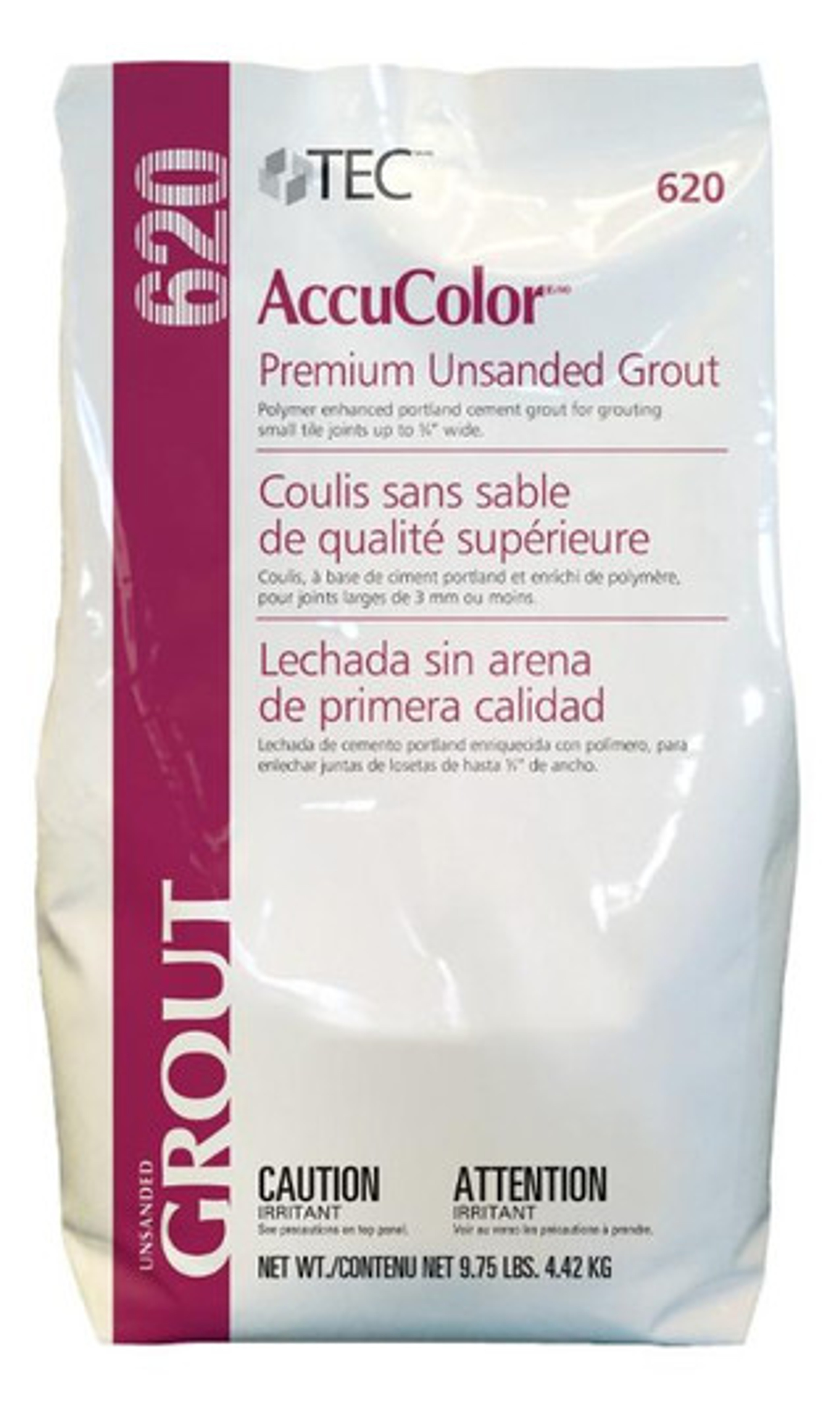 TEC AccuColor 927 Light Pewter 9.75lb Unsanded Grout