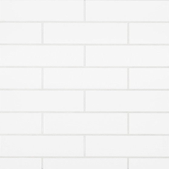 Ice White Gloss 3"x12" Ceramic Wall Tiles