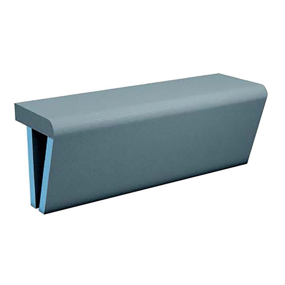 Wedi Sanoasa Shower Bench - 3 M - 35” x 18” x 15” (US3000046)