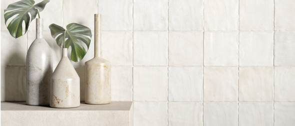 Trinity White Matte 4x4 Ceramic Tiles