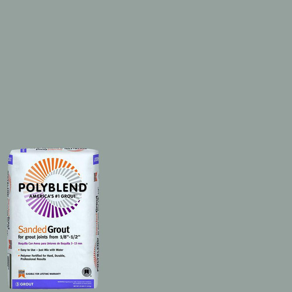 Polyblend #386 Oyster Gray 7 lb. Sanded Grout - Portland Direct