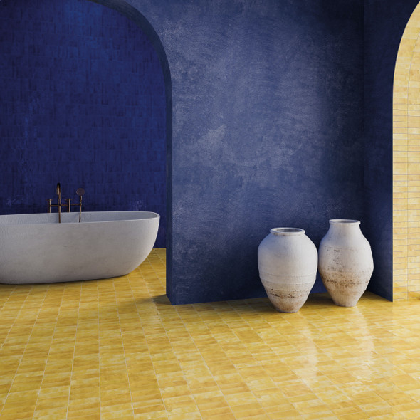 Bejmat Lemonade Gloss 2"x6" Porcelain Tile Floor & Wall Rated