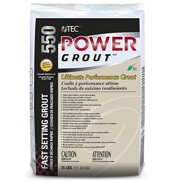 TEC Power Grout 550 Parchment #991- 25 lbs Tec Power Grout