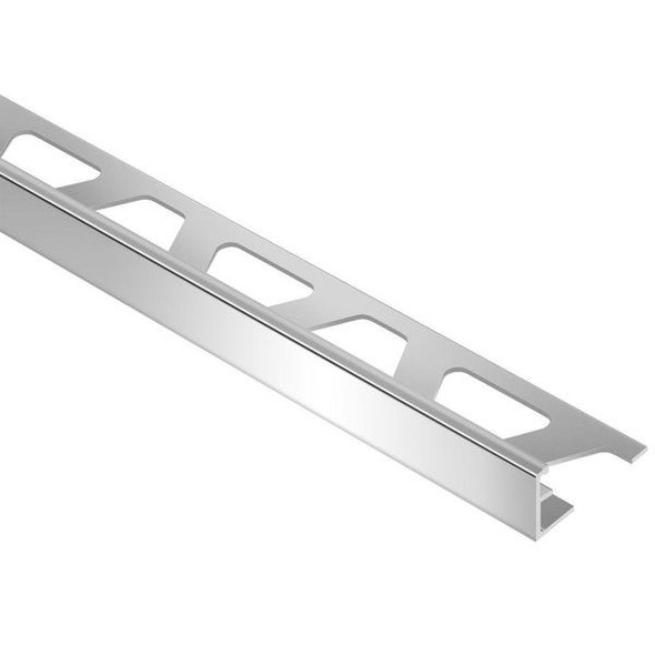 Schluter JOLLY Anodized Aluminum Tile Edging Trim - 1/2" Polished Chrome (ACG)