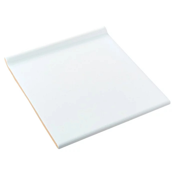 Ice White Gloss 6"x6" Top Finished Cove Base