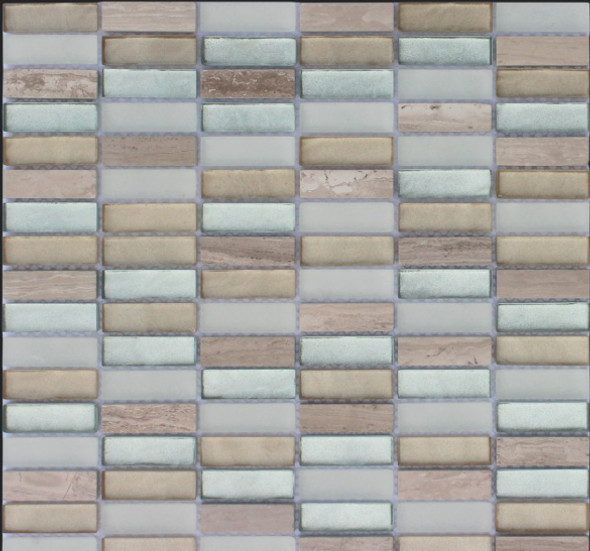 Synergy Alpine Simplicity Glass Mosaic 12x12 $16.99 SF