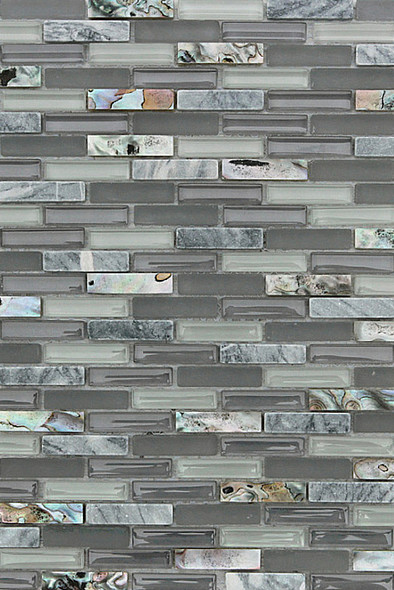 Heirloom Gray Naomi Glass Mosaic 12x12 $16.99 SF