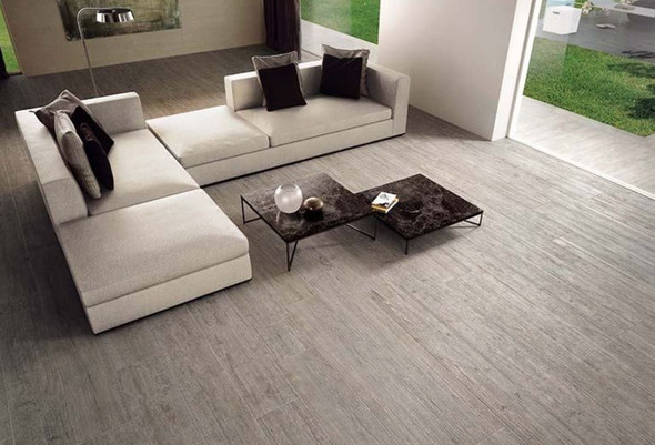 Axi Silver Fir Matte 9"x36" Porcelain Tile