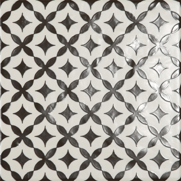 Modena Decor: Stella 9"x9" Porcelain Tile