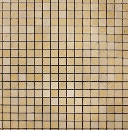 Jerusalem Gold 5/8x5/8 Tumbled Mosaic
