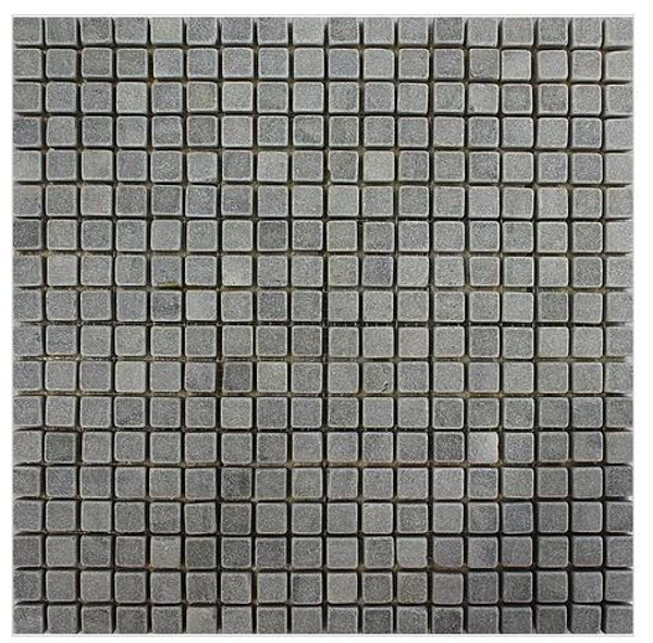 Mugwort Green Tumbled 5/8x5/8 Mosaic Tiles