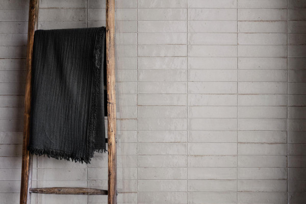 Clay Collection Bianco 2 3/8"x 9 7/16" $16.99 Sq. Ft. (Box Size 5.57 Sq. Ft. Per Box) Wall & Floor Tiles on Wall