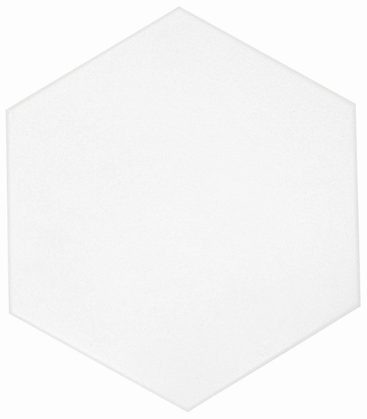 Casablanca White Matte 8x9 Hexagon Porcelain Tile