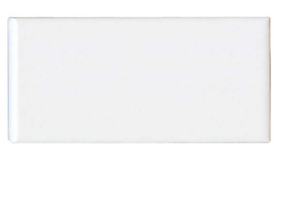 Ice White Gloss 3x6 3" Side Bullnose