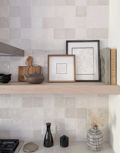 Trinity White Gloss 4"x4" Ceramic Wall Tile