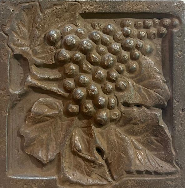 FACES OF NATURE GRAPES CAST 234-6 INSERT RUST 4X4