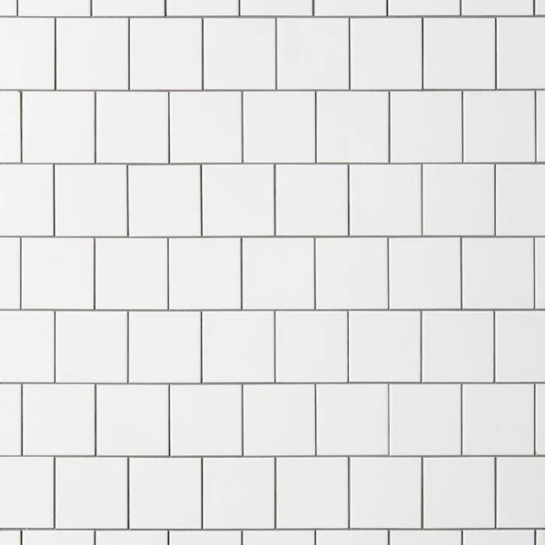 Ice White Gloss 4.25"x4.25" Ceramic Tiles