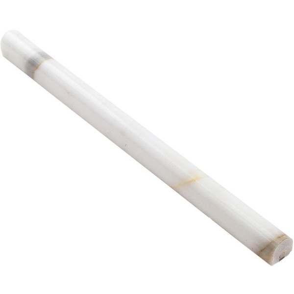 Calacatta Polished Pencil Liner 3/4"x12"