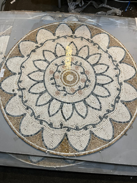 Travertine & Marble Murals 40" Round - $350