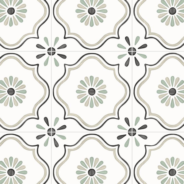 Tanger Sand Flower 5"x5" Porcelain Tiles