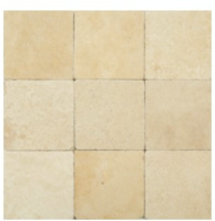 Amazon Gold Antiqued 4"x4" Tumbled