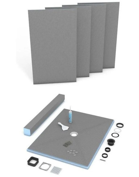 Wedi Fundo Primo Shower Kit - 42" x 72"