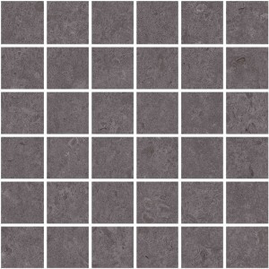 Graphite Vein Cut 2"X2" Square Mosaics 12x12 Porcelain