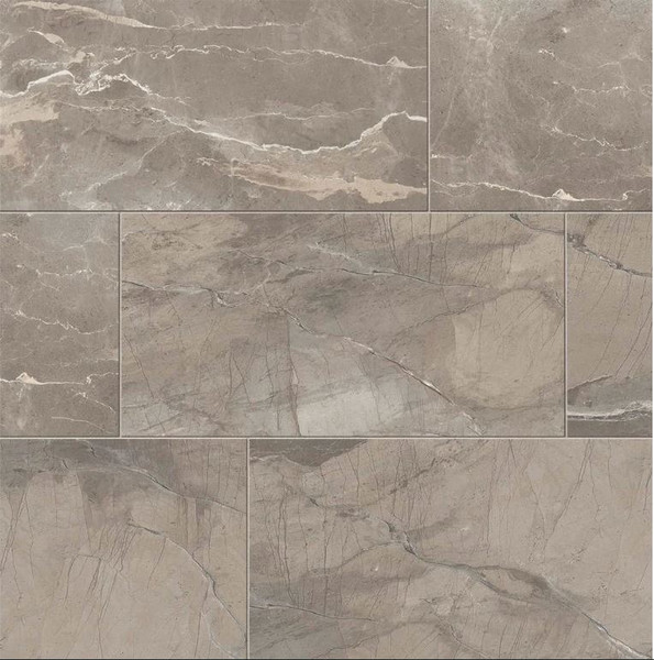 Absolute 12 in. x 24 in. Matte Porcelain Tile - Taupe