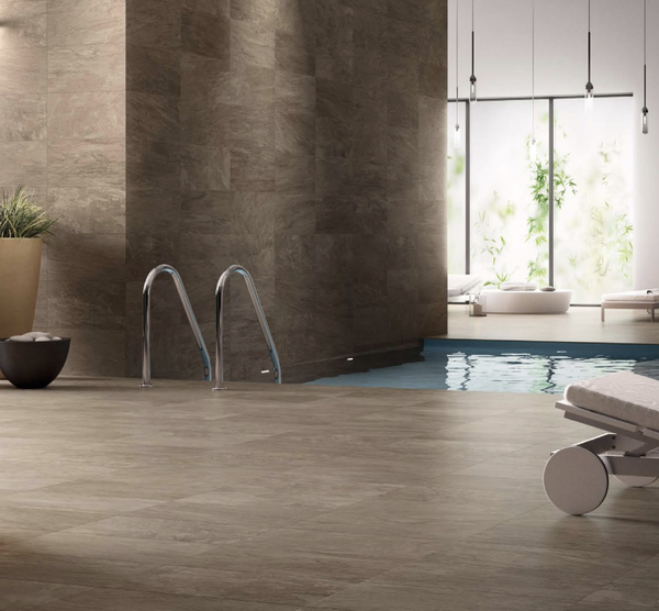 Ardesia Marrone 12"x24" Porcelain Tile