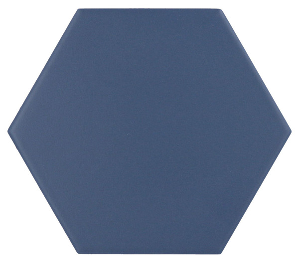 Kromatika Denim Blue 4.5x4 Hexagon