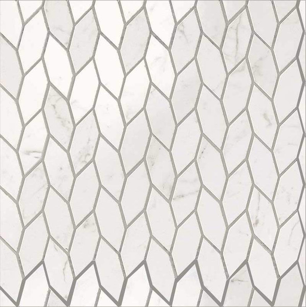 Marvel Stone Carrara Pure Twist Mosaics Lapp/Matte Mix
