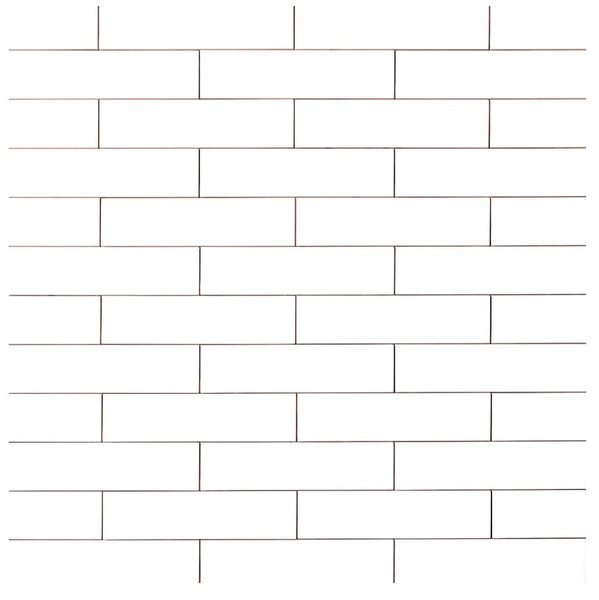 Ice White Matte 2x8 Ceramic Wall Tiles