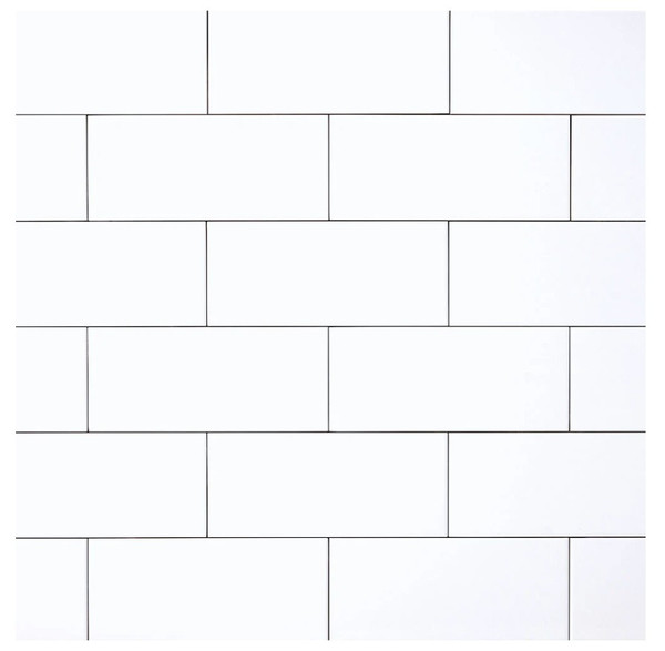 Ice White Matte 4.25x10 Ceramic Wall Tile
