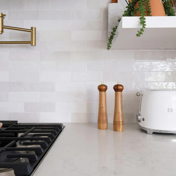 Studio White Gloss 2.5"x8" Ceramic