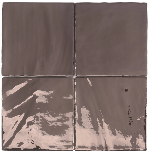 Tabarca Copper Gloss 5.9"×5.9" Ceramic Wall Tiles
