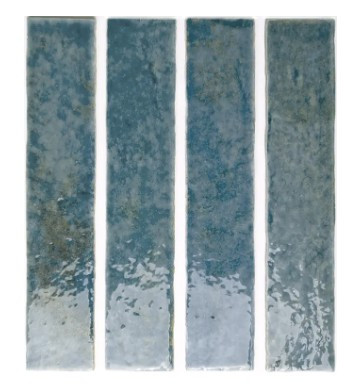 Potters Prusian Gloss 2"x10" Ceramic Wall Tiles