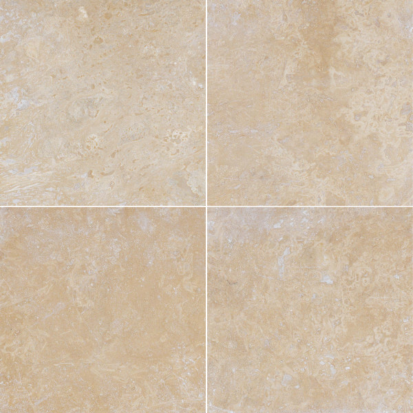 Ivory Premium Travertine 12×12 Filled/ Honed