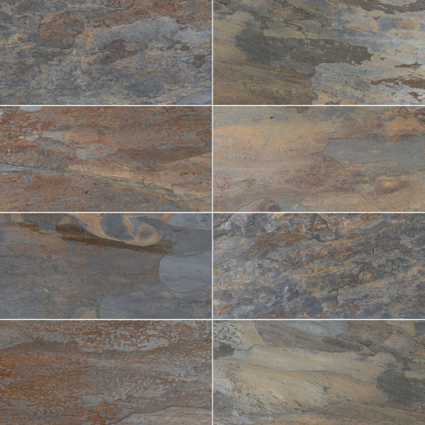 California Gold Slate 12×24 Gauged