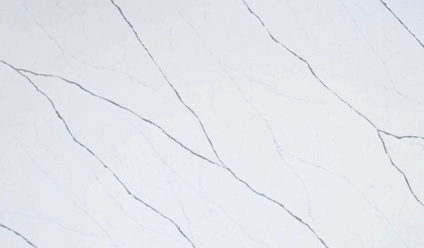 Montaj White Lace Polished 3CM Quartz 126"x63"