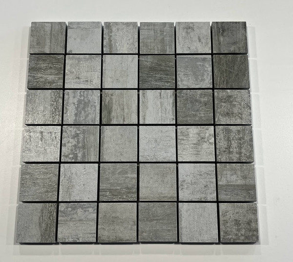 Sea Wood Ice Mosaic Tiles 12x12 Mesh 2"x2" Square Mosaics