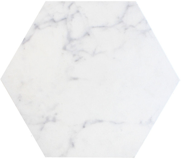 Di Cava Carrara 14x16 Hexagon Tiles Porcelain Tile