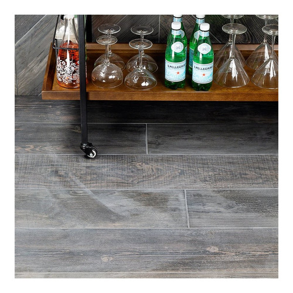 DRAKKER POLE 8X40 Wood Porcelain Tiles